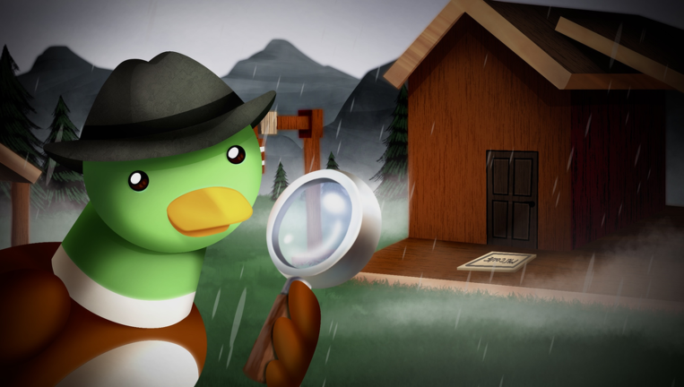 Detective Duck official Roblox promotional art